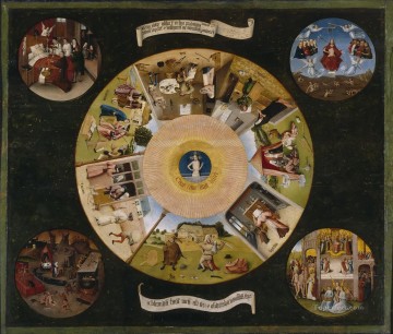 七つの大罪と最後の四つのこと 1485年 ヒエロニムス・ボス Oil Paintings